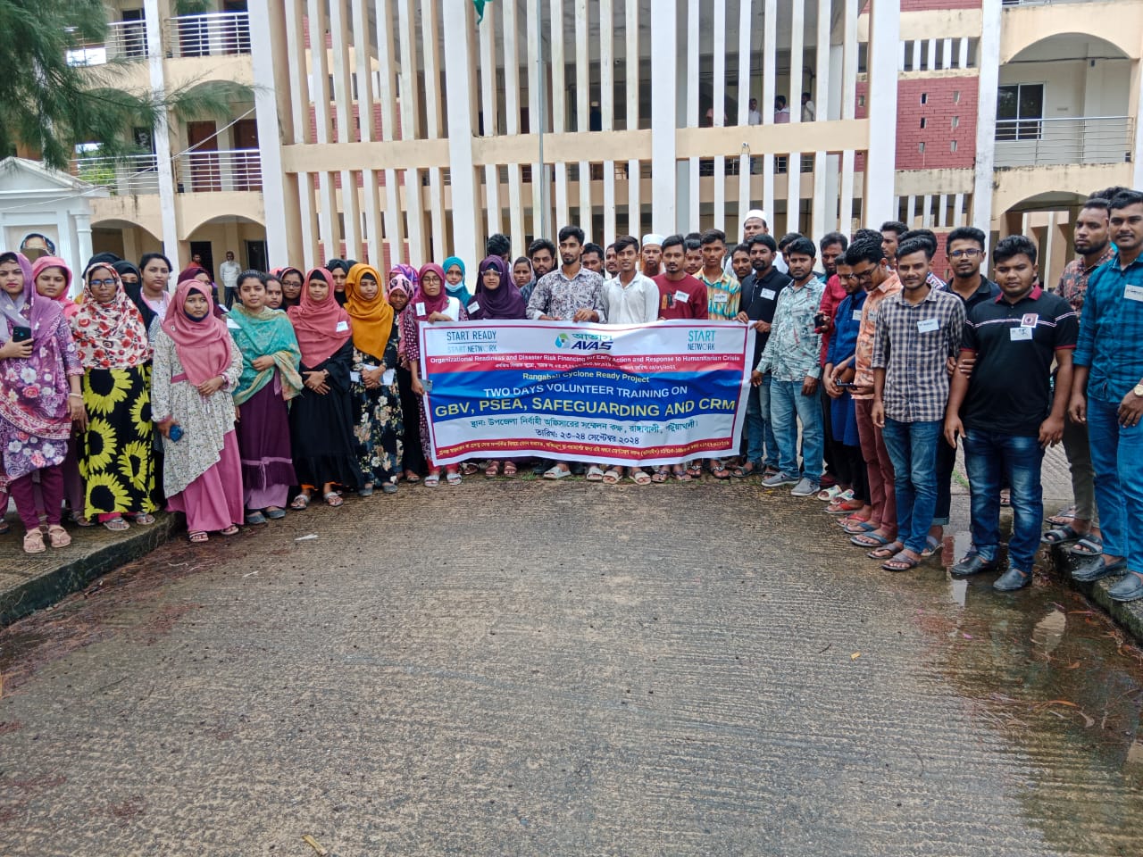 HOME volunters for early action in rangabali